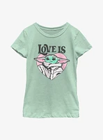 Star Wars The Mandalorian Love Is Child Youth Girls T-Shirt