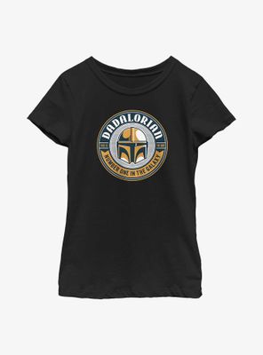 Star Wars The Mandalorian Cup Sticker Youth Girls T-Shirt