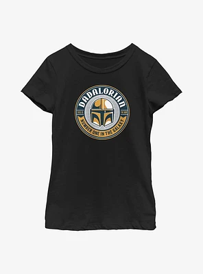 Star Wars The Mandalorian Cup Sticker Youth Girls T-Shirt