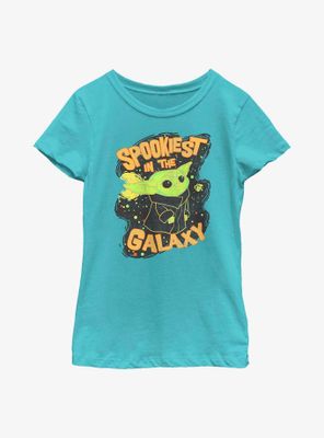 Star Wars The Mandalorian Spookiest Galaxy Youth Girls T-Shirt