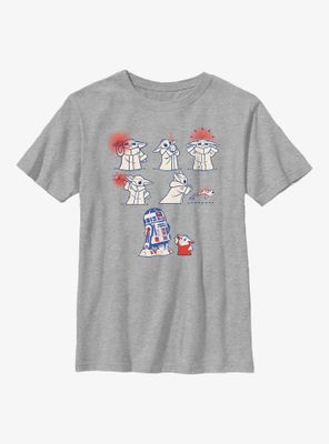 Star Wars The Mandalorian Child Flag Youth T-Shirt