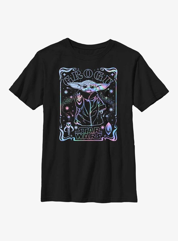 Star Wars The Mandalorian Child Holographic Youth T-Shirt