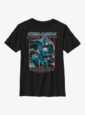 Star Wars The Mandalorian Joy Ride Youth T-Shirt