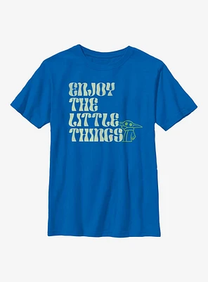 Star Wars The Mandalorian Little Things Youth T-Shirt