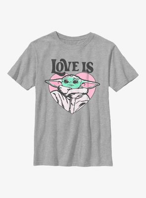 Star Wars The Mandalorian Love Is Child Youth T-Shirt