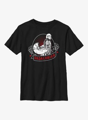 Star Wars The Mandalorian Badge Youth T-Shirt