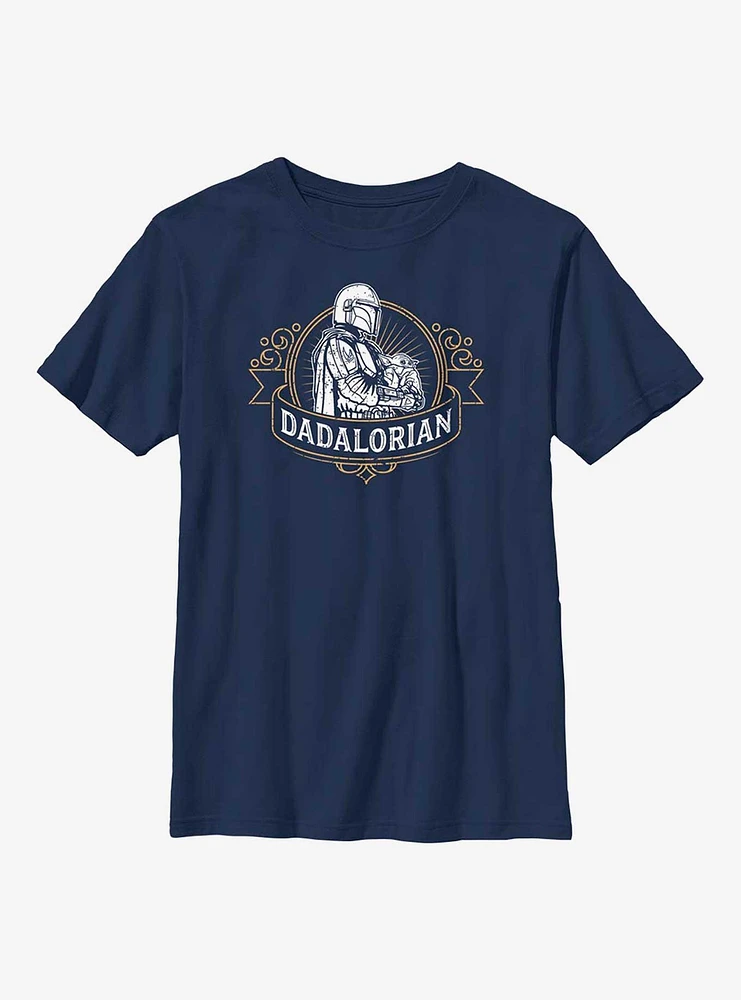 Star Wars The Mandalorian Banner Youth T-Shirt