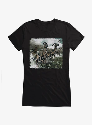 Jurassic World Dominion Parasaurolophus Rodeo Girls T-Shirt