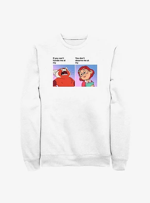Disney Pixar Turning Red Cant Handle Me Sweatshirt