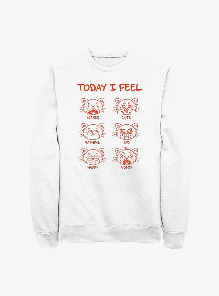 Disney Pixar Turning Red I Feel Sweatshirt