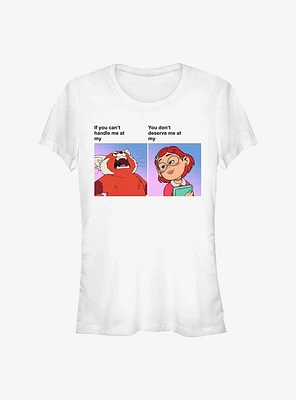 Disney Pixar Turning Red Cant Handle Me Girls T-Shirt