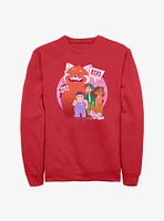 Disney Pixar Turning Red Panda Friends Sweatshirt