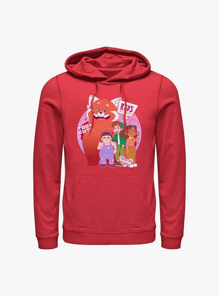 Disney Pixar Turning Red Panda Friends Hoodie