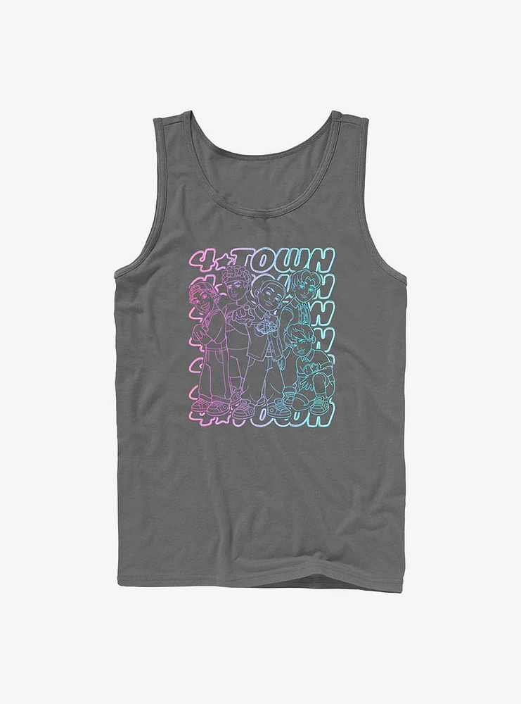 Disney Pixar Turning Red Pastel 4Town Tank