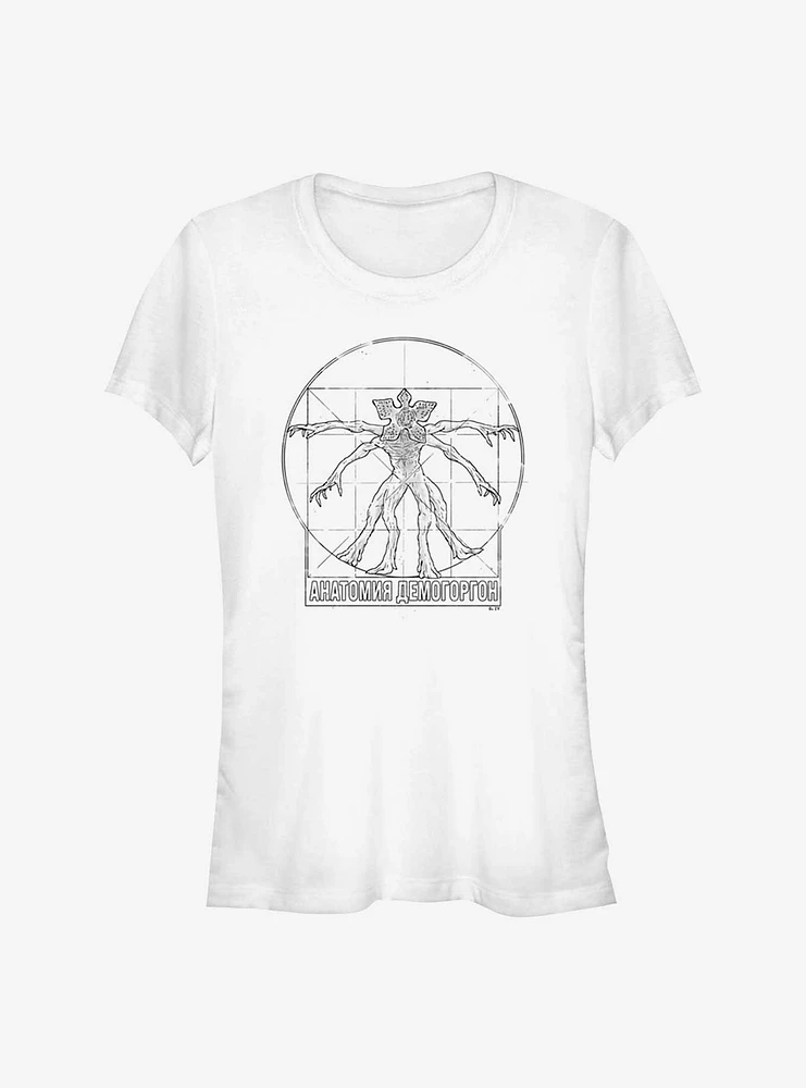 Stranger Things Anatomy of Demogorgon Girls T-Shirt