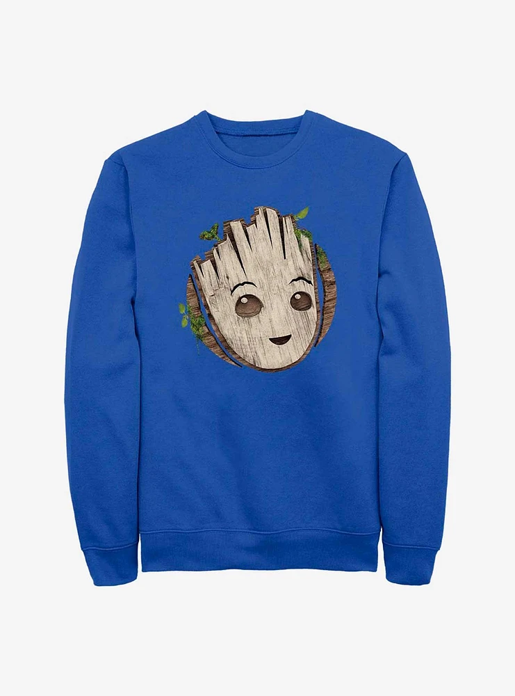 Marvel Guardians of the Galaxy Groot Head Sweatshirt