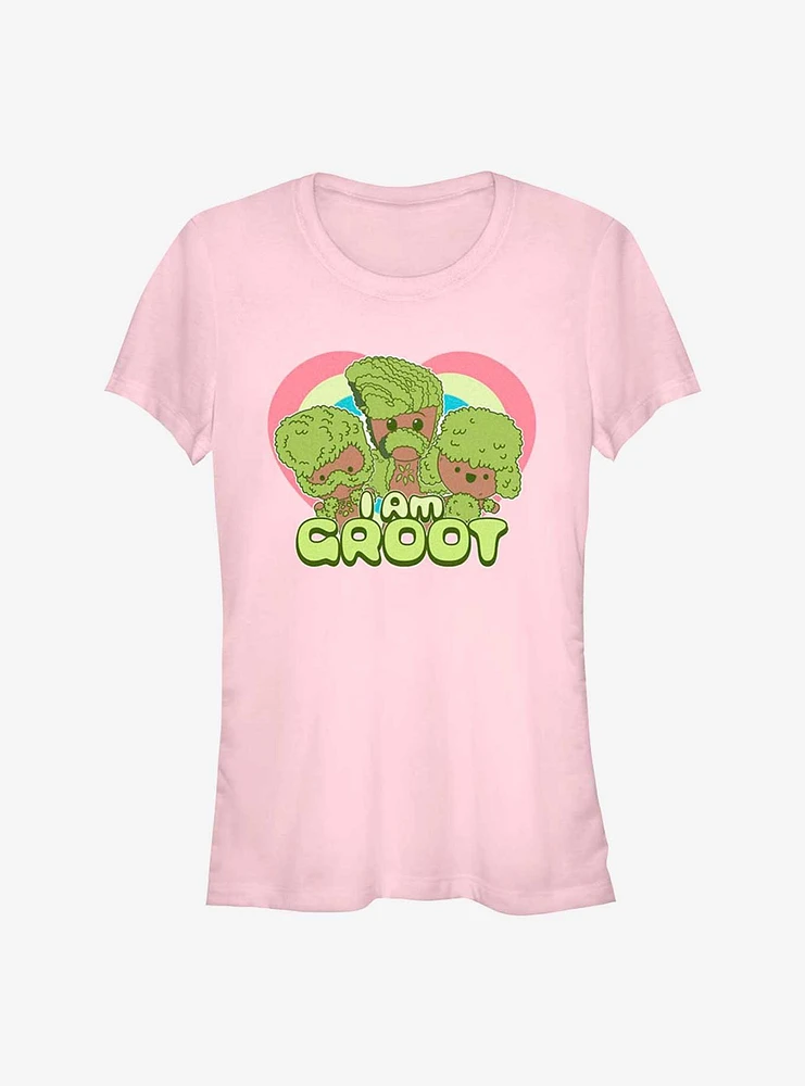 Marvel Guardians of the Galaxy Groot Hearts Girls T-Shirt