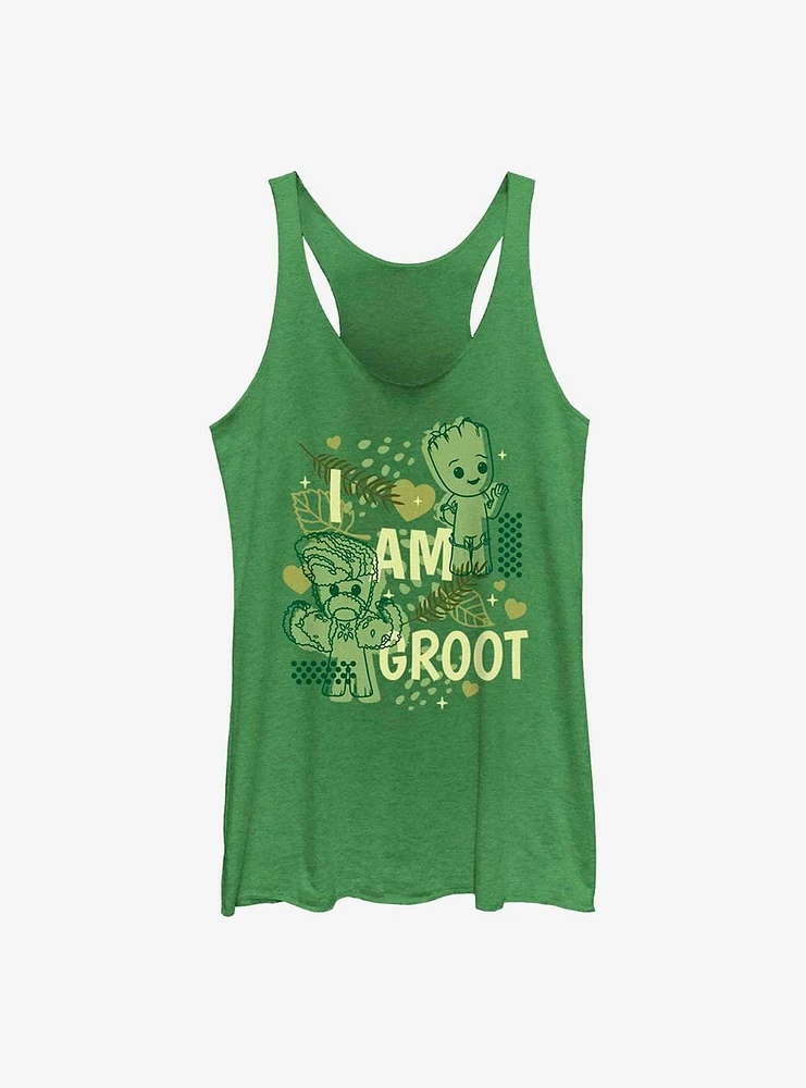 Marvel Guardians of the Galaxy Cutesy Groot Girls Tank