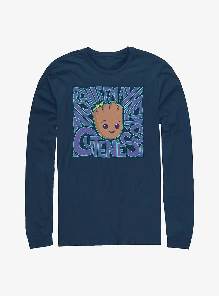 Marvel Guardians of the Galaxy Cuteness Overload Long Sleeve T-Shirt