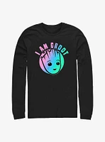 Marvel Guardians of the Galaxy Rainbow Groot Long Sleeve T-Shirt