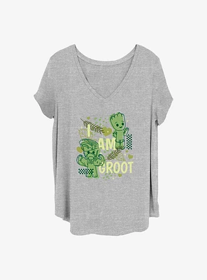 Marvel Guardians of the Galaxy Cutesy Groot Girls T-Shirt Plus