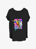 Marvel Guardians of the Galaxy Rad Groot Girls T-Shirt Plus