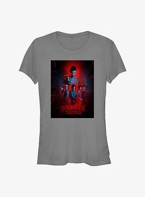 Stranger Things Characters Poster Girls T-Shirt
