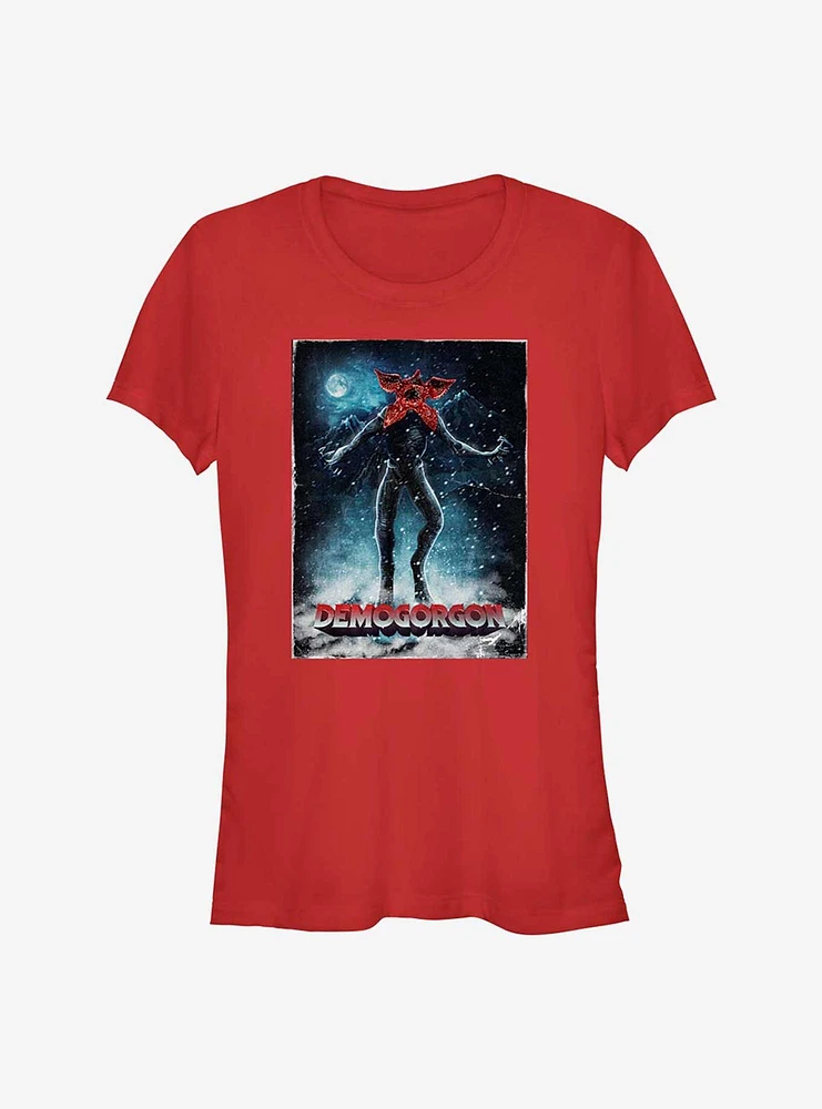 Stranger Things Demogorgon Poster Girls T-Shirt