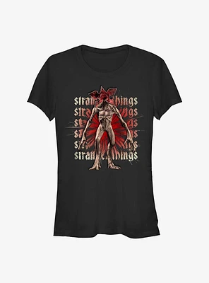 Stranger Things Demogorgon Focus Girls T-Shirt
