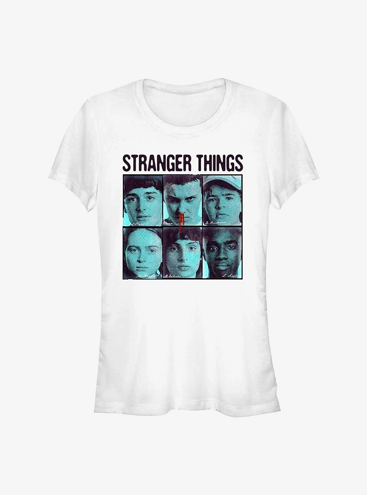 Stranger Things Halftone Gang Girls T-Shirt