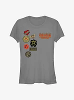 Stranger Things Patches Girls T-Shirt