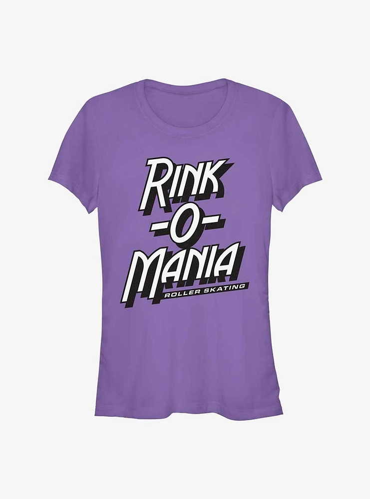 Stranger Things Rink-O-Mania Logo Girls T-Shirt