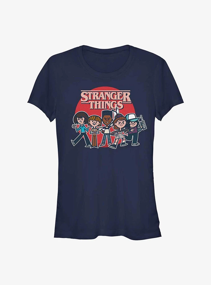 Stranger Things Toon Gang Girls T-Shirt