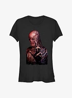 Stranger Things Shadowy Vecna Portrait Girls T-Shirt