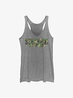 Stranger Things Camo Logo Girls Tank