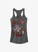 Stranger Things Hellfire Club Icons Girls Tank Top