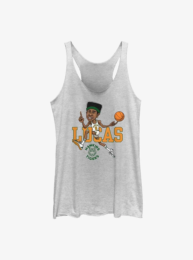 Stranger Things Lucas Hawkins Tiger Girls Tank