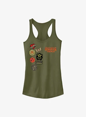 Stranger Things Patches Girls Tank