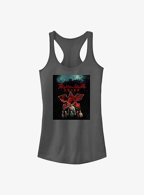 Stranger Things Demogorgon Kanji Girls Tank