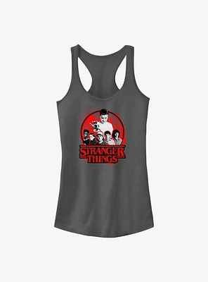 Stranger Things Squad Bloody Badge Girls Tank