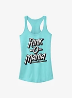 Stranger Things Rink-O-Mania Logo Girls Tank