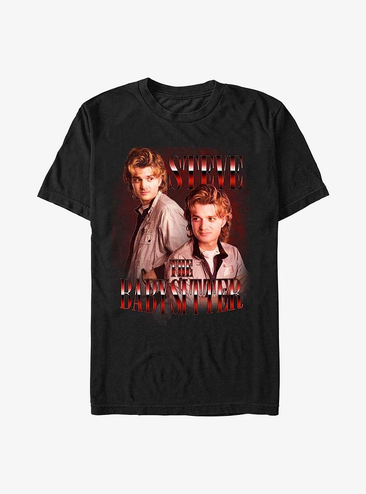 Stranger Things Steve The Babysitter T-Shirt