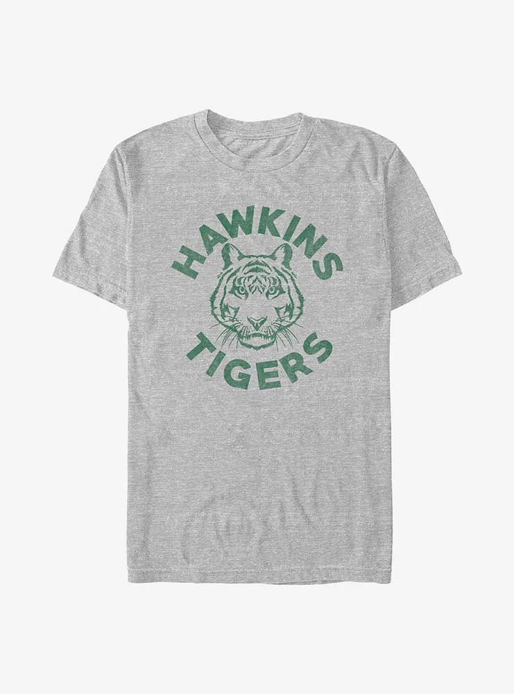 Stranger Things Hawkins Tigers Logo T-Shirt