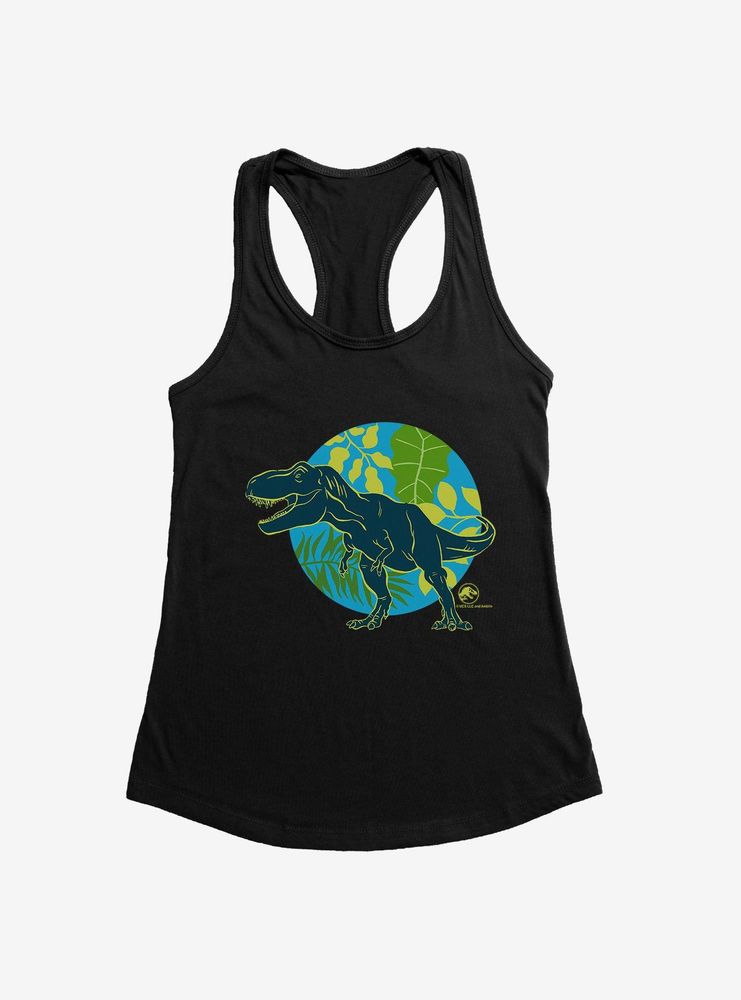 Jurassic World T-Rex Earth Habitat Womens Tank Top