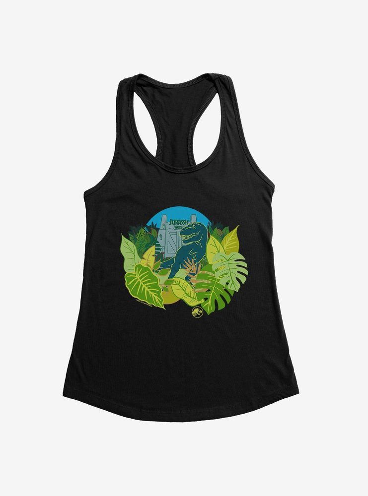 Jurassic World T-Rex Habitat Gate Womens Tank Top