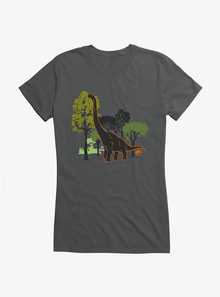 Jurassic World Brachiosaurus Habitat Girls T-Shirt