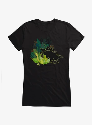 Jurassic World Stegosaurus Habitat Girls T-Shirt