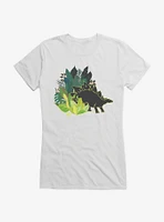 Jurassic World Stegosaurus Habitat Girls T-Shirt