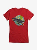 Jurassic World T-Rex Earth Habitat Girls T-Shirt