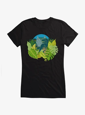 Jurassic World T-Rex Habitat Gate Girls T-Shirt